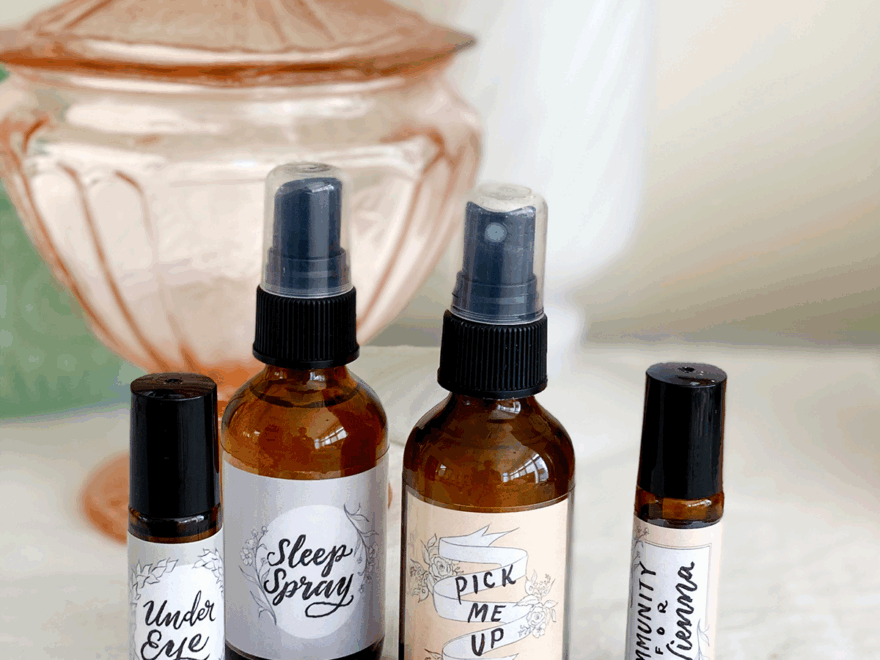 Printable Roll On And Spray Bottle Labels For Essential Oils Lily Val Living