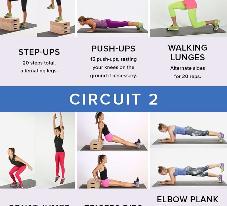 Printable Total Body No Equipment Workout PS Fitness