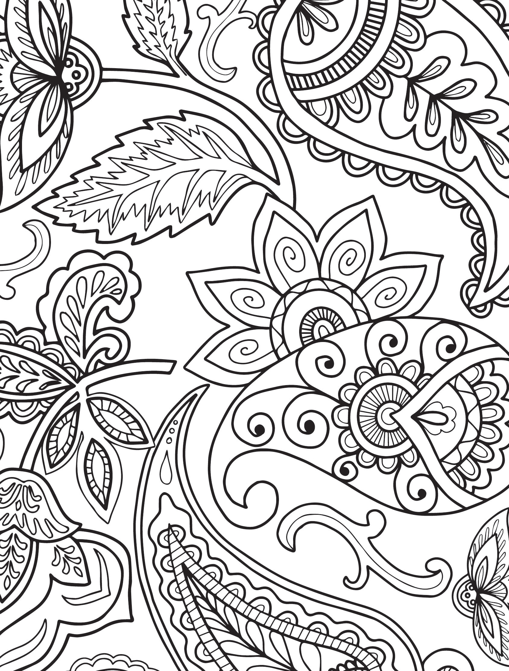 Free Printable Coloring Pages For Adults Only Easy