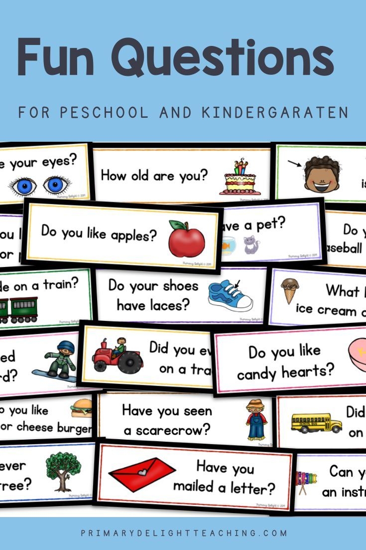 Question Of The Day Graphing Questions For The Whole School Year Preschool PreK And Kindergarten