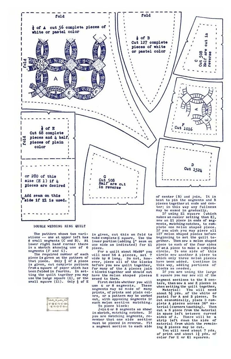 Quilting Patterns Free Templates Double Wedding Ring Quilt Pattern Quilting Pinterest Wedding Figswoodfiredbistro