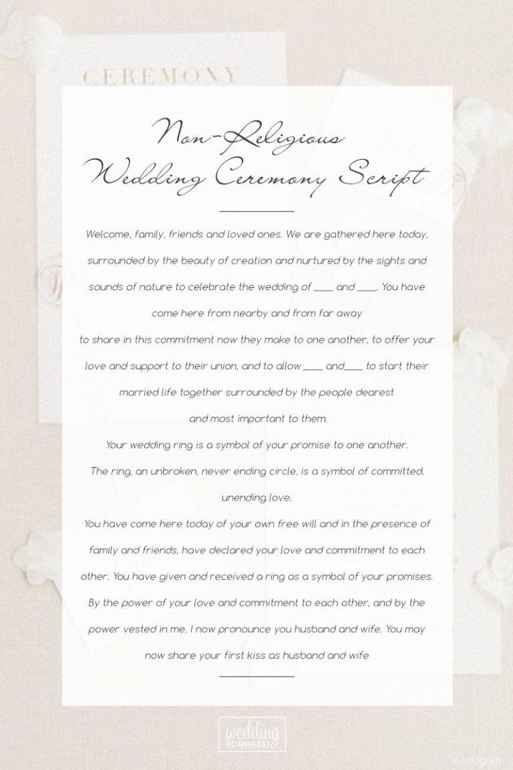 Sample Wedding Ceremony Scripts You Can Borrow For 2025