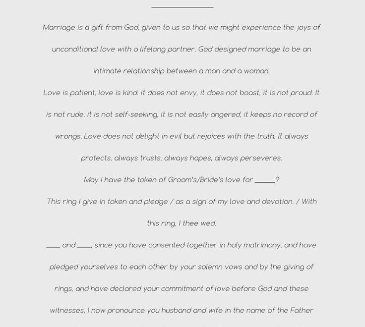 Sample Wedding Ceremony Scripts You Can Borrow For 2025