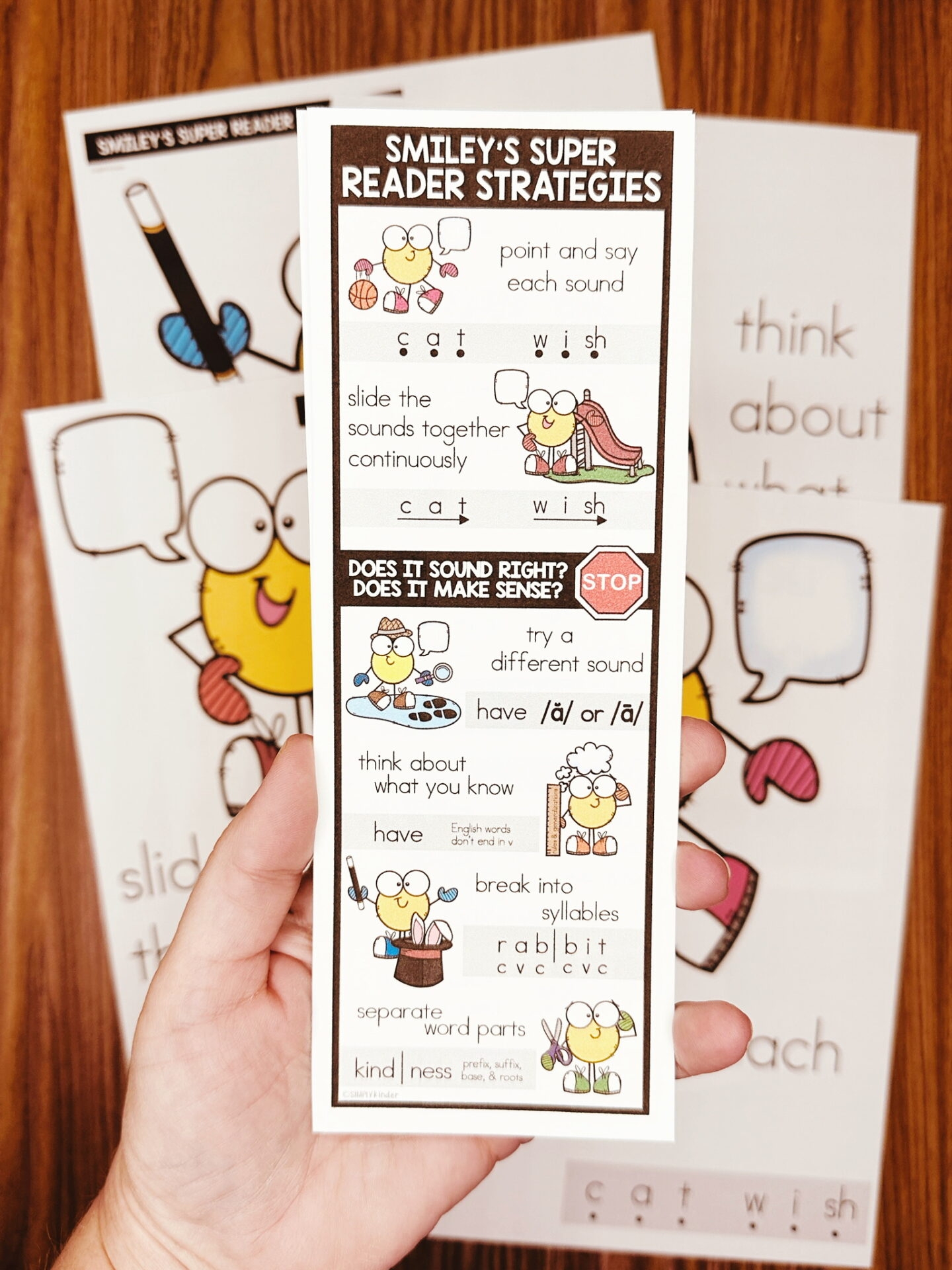 Science Of Reading Free Strategy Bookmarks And Posters Simply Kinder