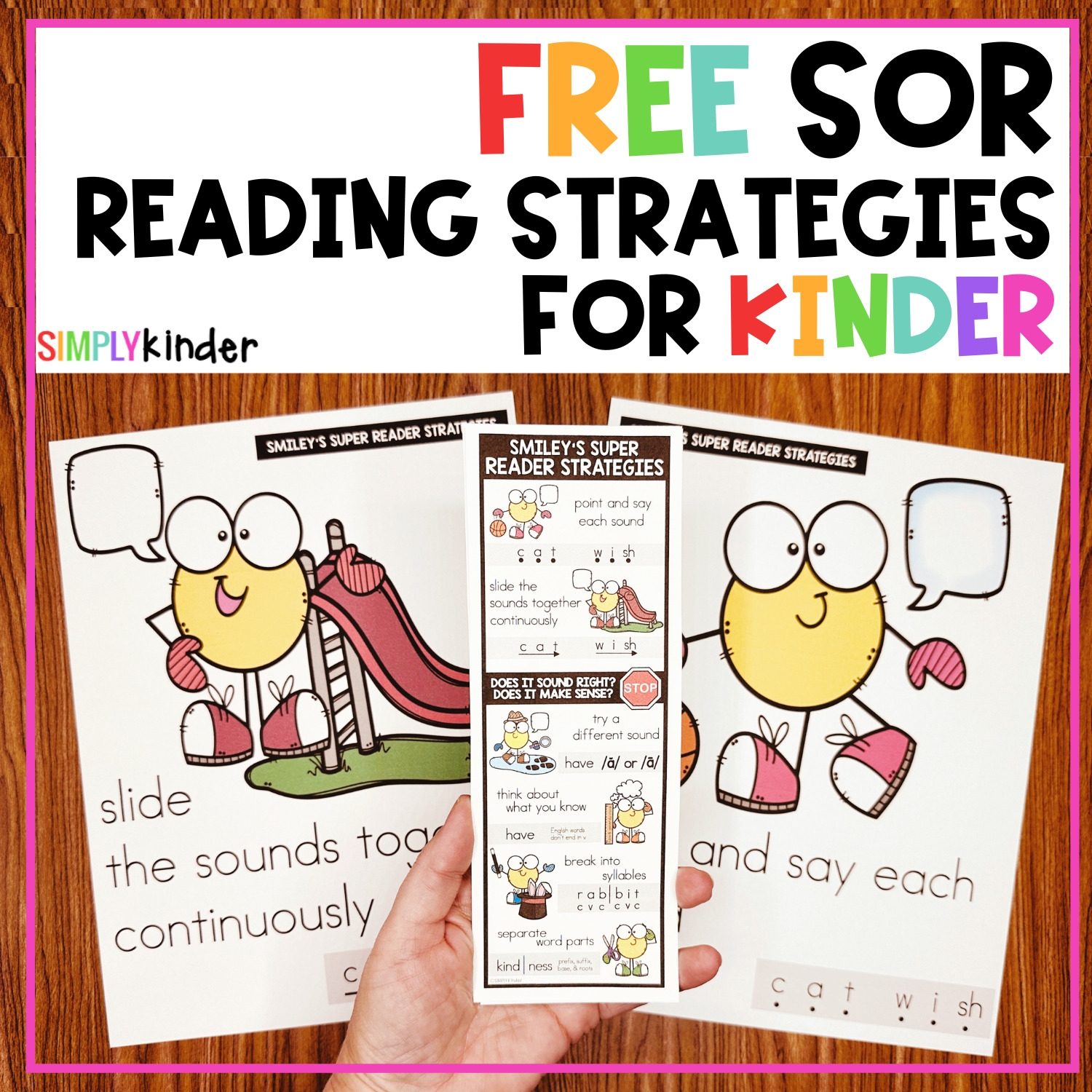 Science Of Reading Free Strategy Bookmarks And Posters Simply Kinder