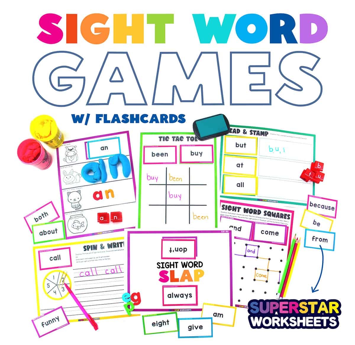 First Grade Sight Word Games Printable