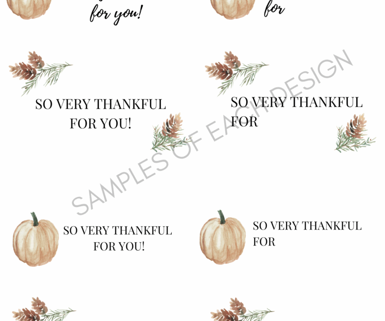 Simple Thanksgiving Tablescape Free Printable Place Cards