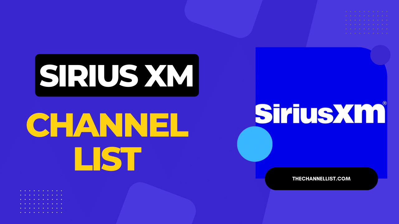 SiriusXM Channel Lineup 2025 With PDF The Channel List