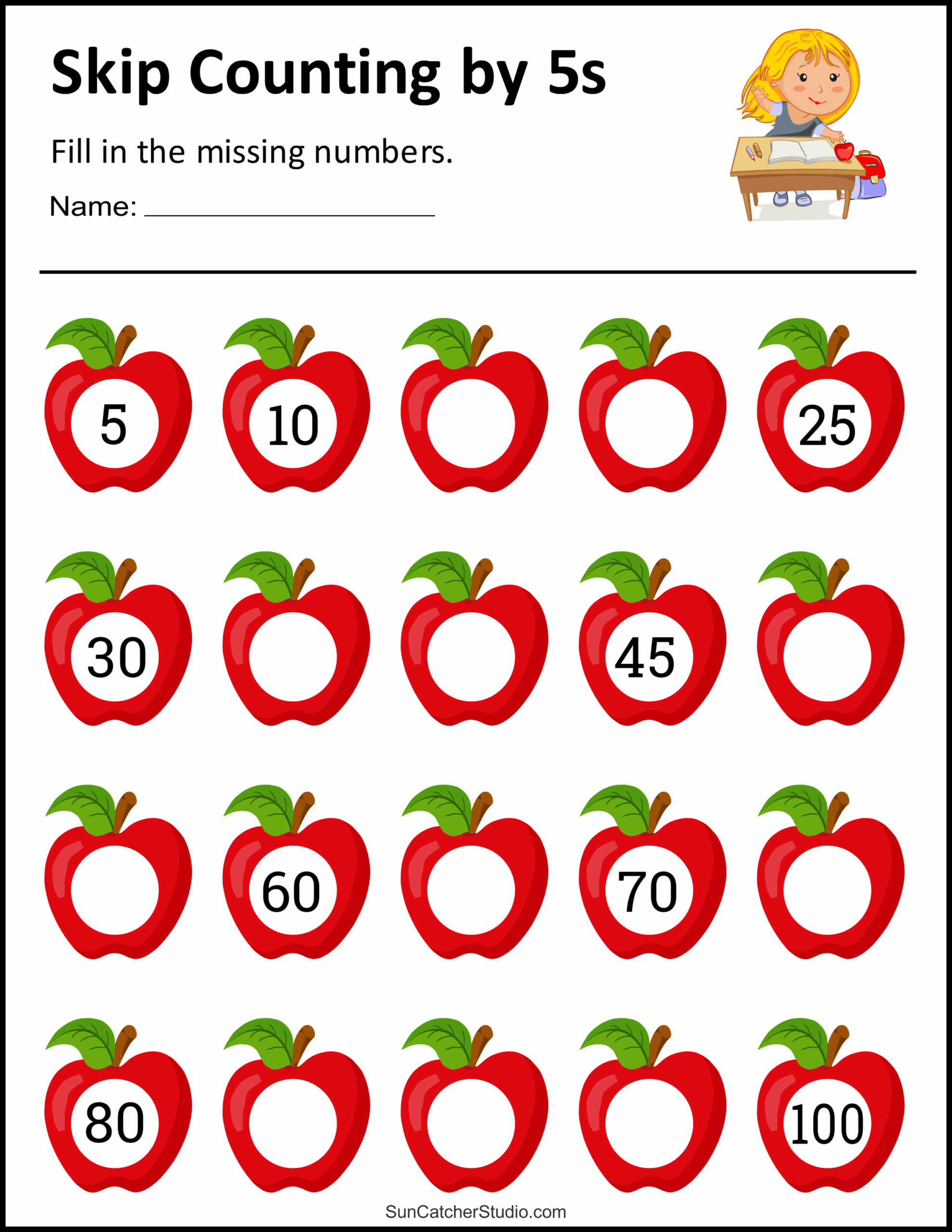 Skip Counting Worksheets And Charts Free Printables Monograms Design Tools Patterns DIY Projects