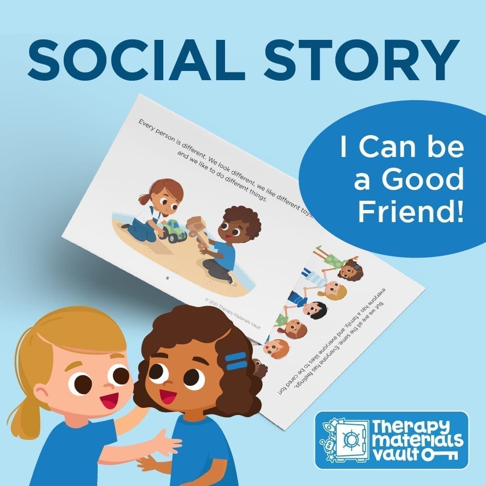 Social Story I Can Be A Good Friend TMV