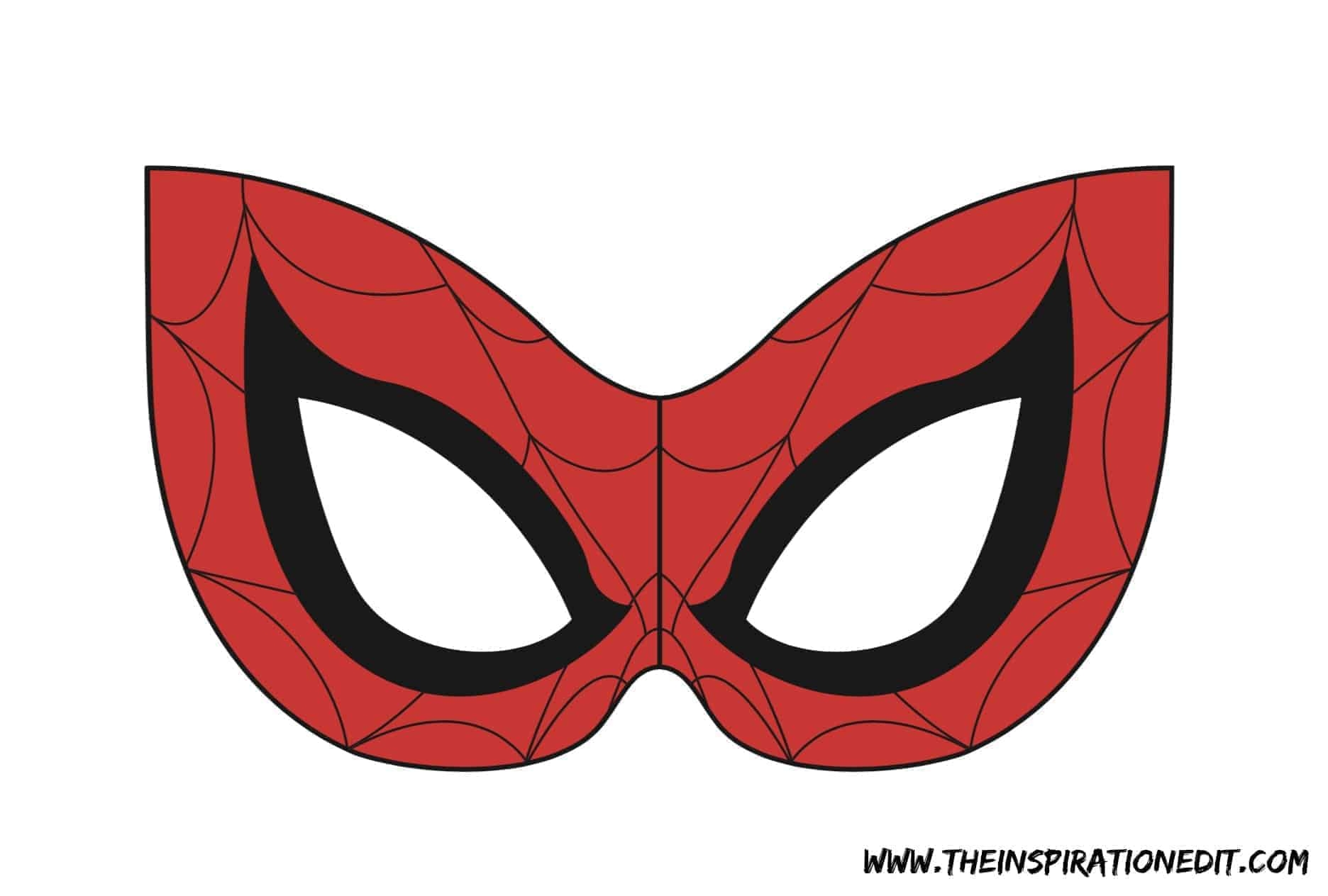 Spiderman Mask Template Free Printables