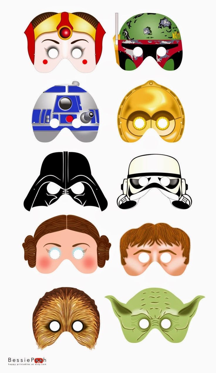 Star Wars Free Printable Masks 