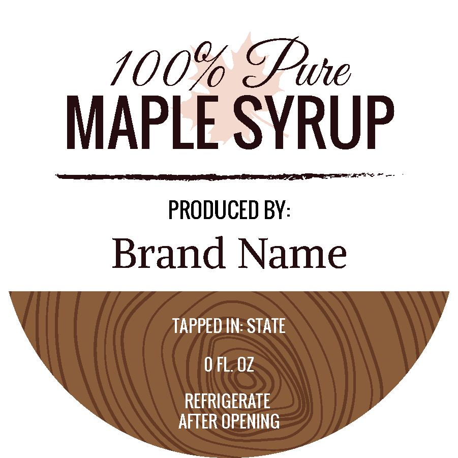 Syrup Label Templates Design Free Online SheetLabels 