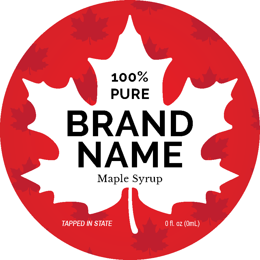 Syrup Label Templates Design Free Online SheetLabels 