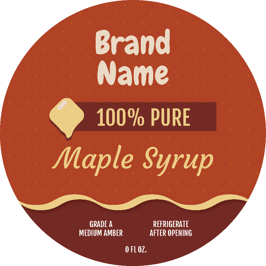 Syrup Label Templates Design Free Online SheetLabels 