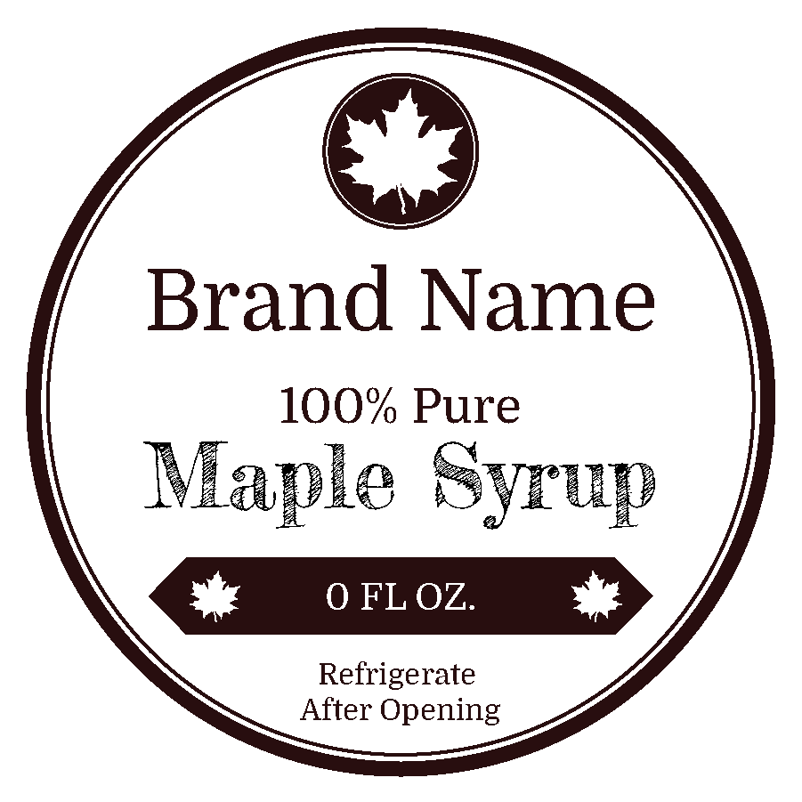 Syrup Label Templates Design Free Online SheetLabels 