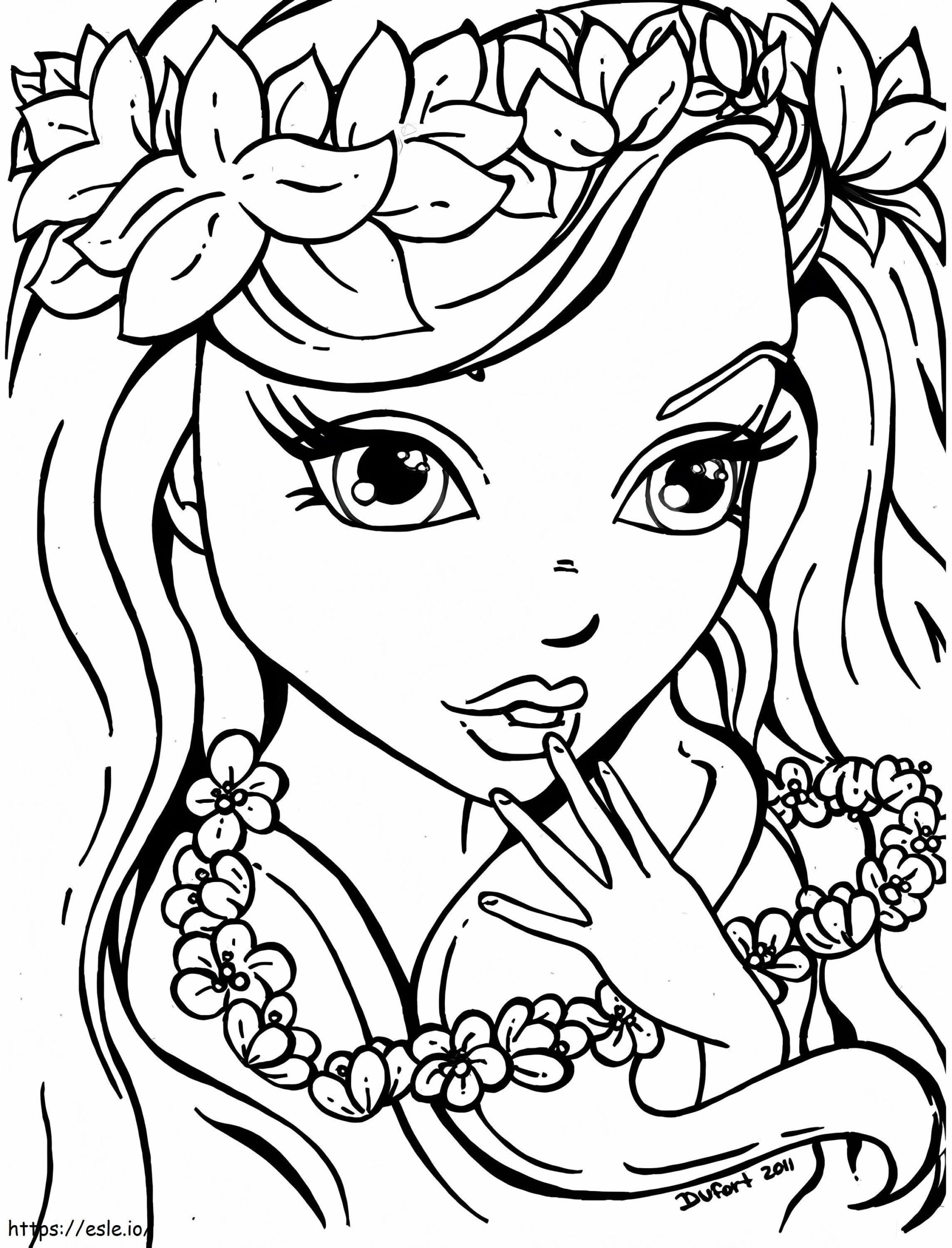 Printable Coloring Pages For Teenage Girl