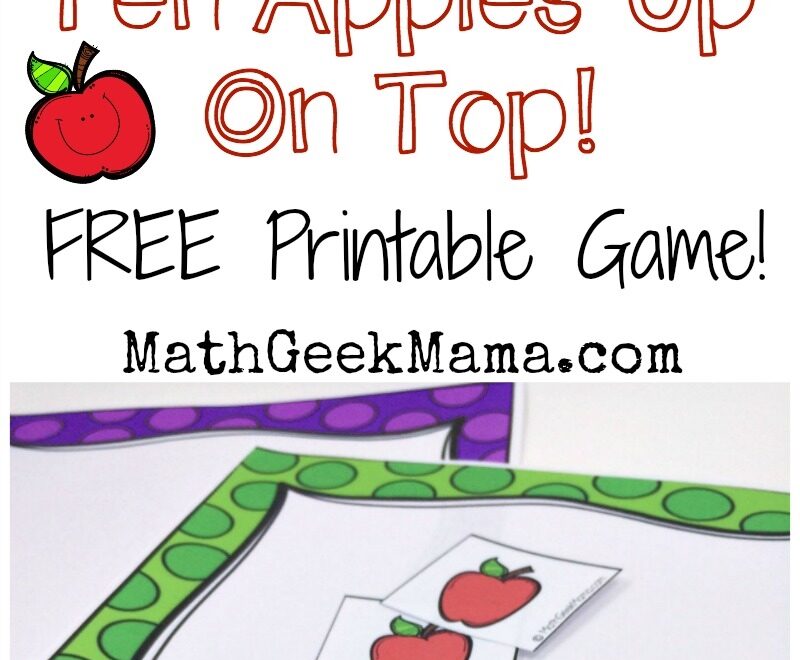 Ten Apples Up On Top Math Game FREE