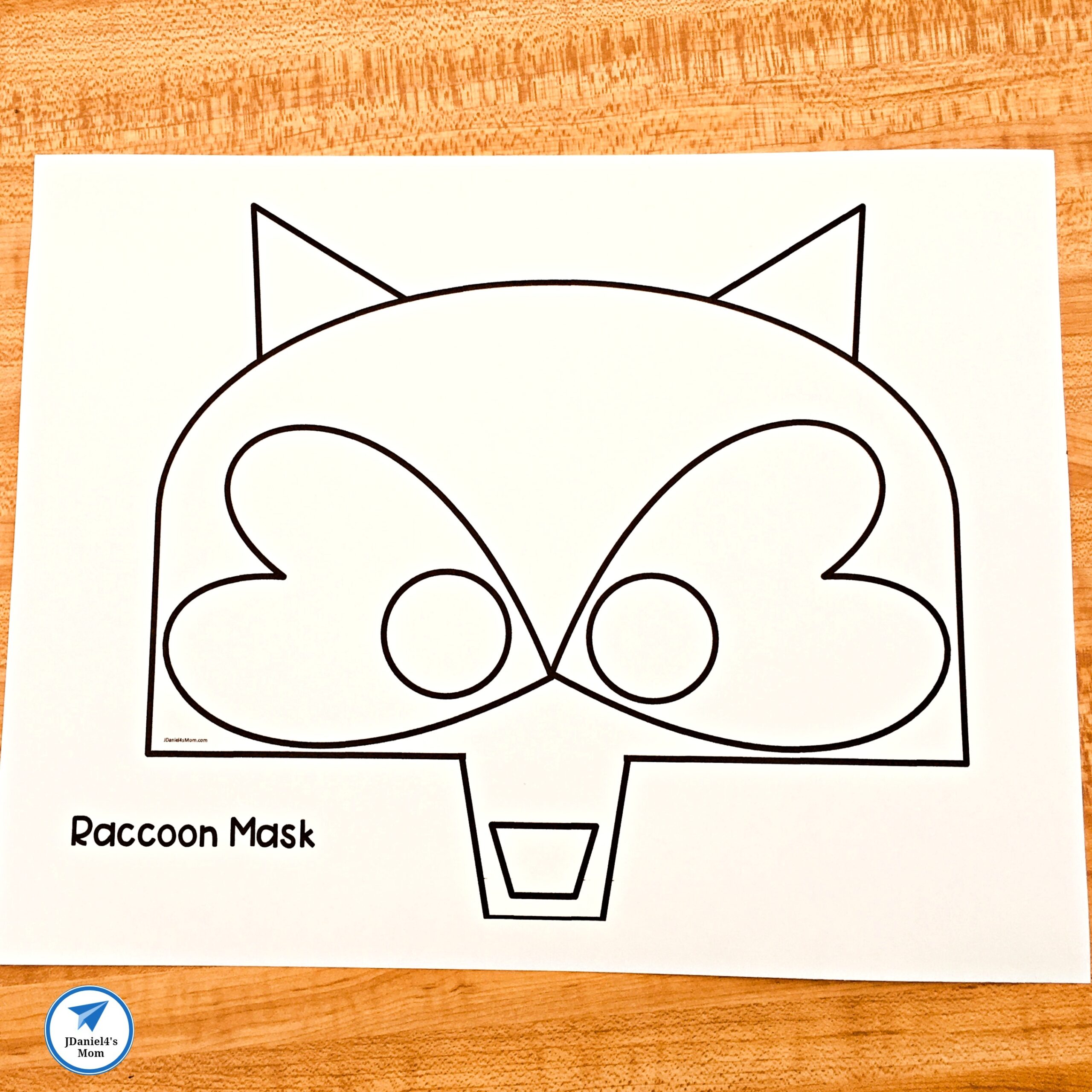 The Kissing Hand Raccoon Mask Template JDaniel4s Mom
