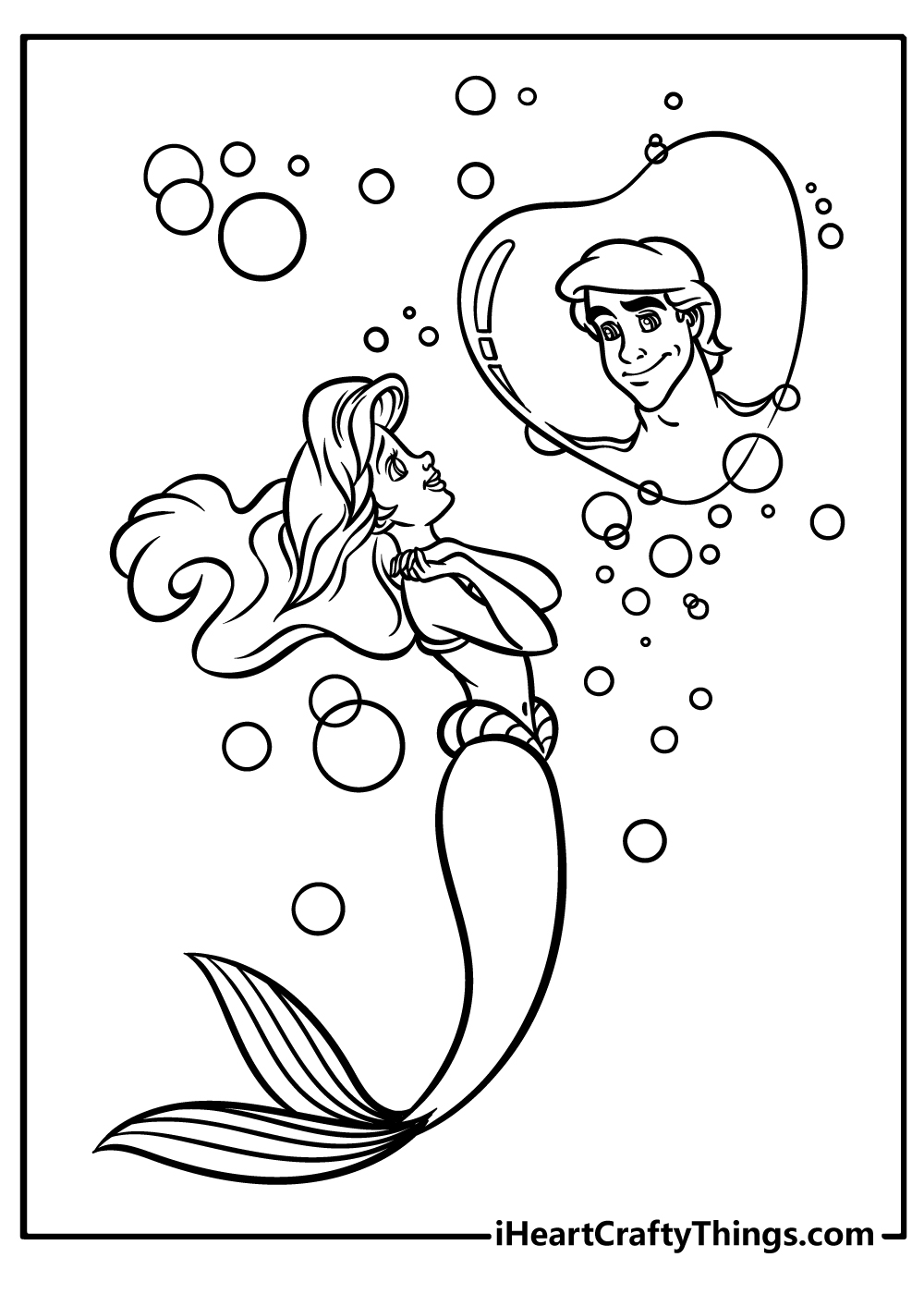 The Little Mermaid Ariel Coloring Pages 39 Free Printables 