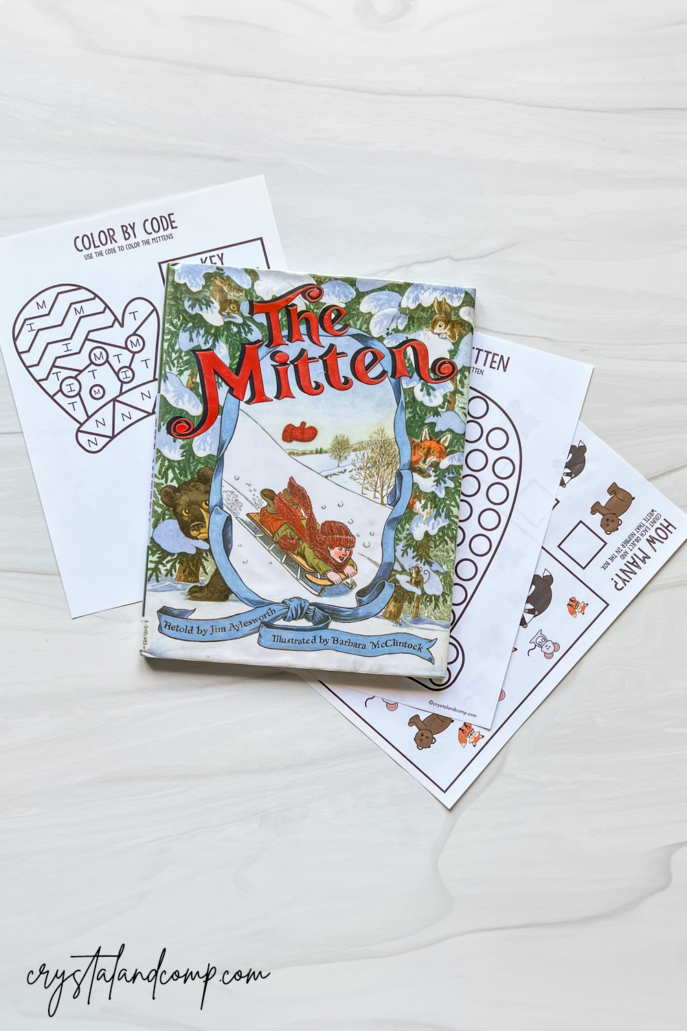 The Mitten Book Companion Printables CrystalandComp