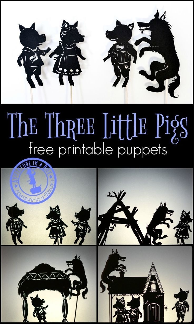 Aesops Fables Shadow Puppet Printables