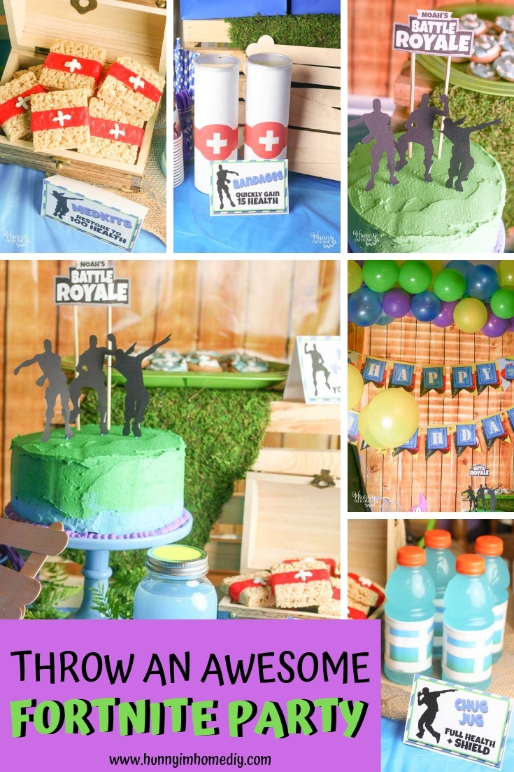 Throw An Awesome Fortnite Party Free Printable Decorations 