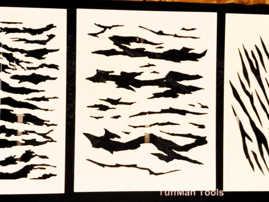 Tiger Stripe Camouflage Stencil Collection Etsy