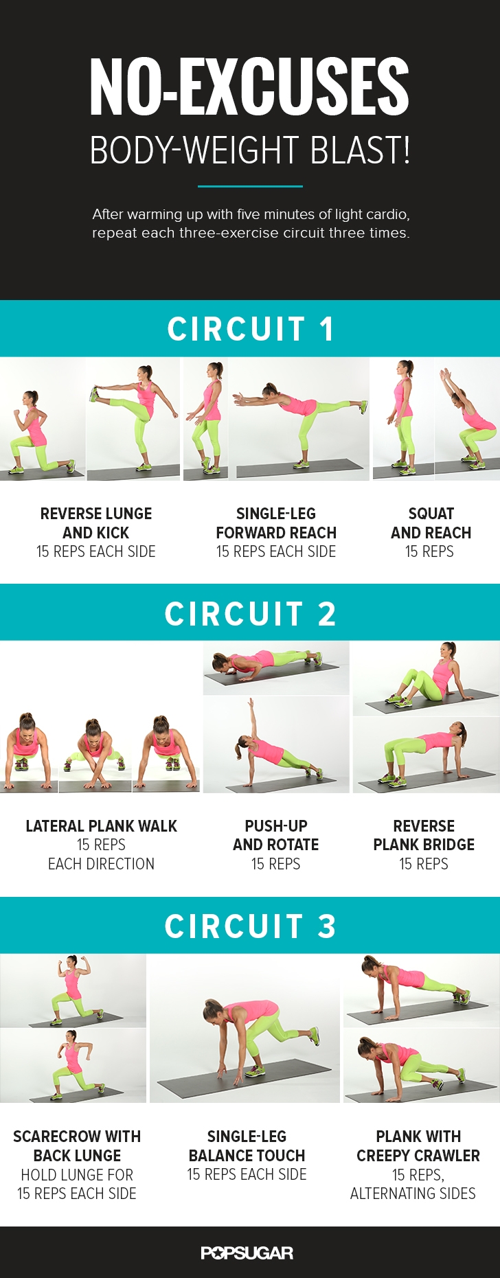 Tone Every Inch Of Your Body With This No Equipment Workout SELF
