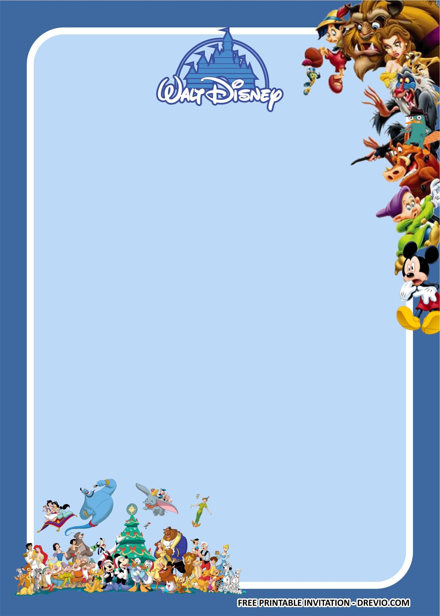 Transparent Disney Border Png Mickey Minnie For Borders Png Worksheets Library