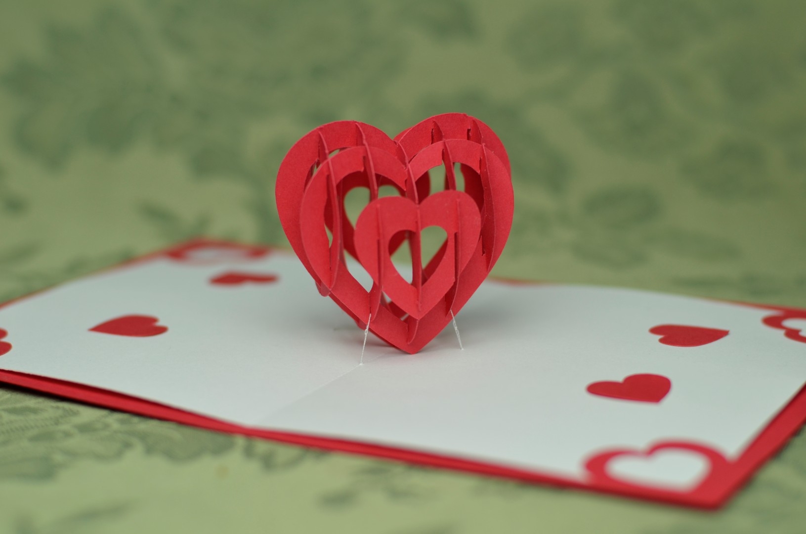 Valentine s Day Pop UP Card 3D Heart Tutorial Creative Pop Up Cards