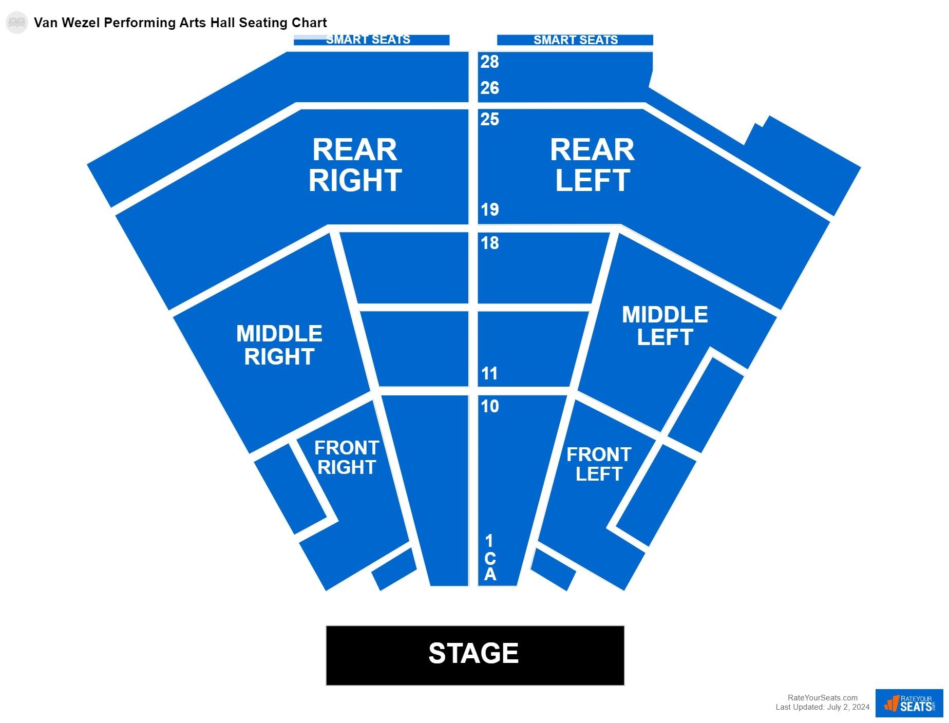 Van Wezel Performing Arts Hall Seating Chart RateYourSeats