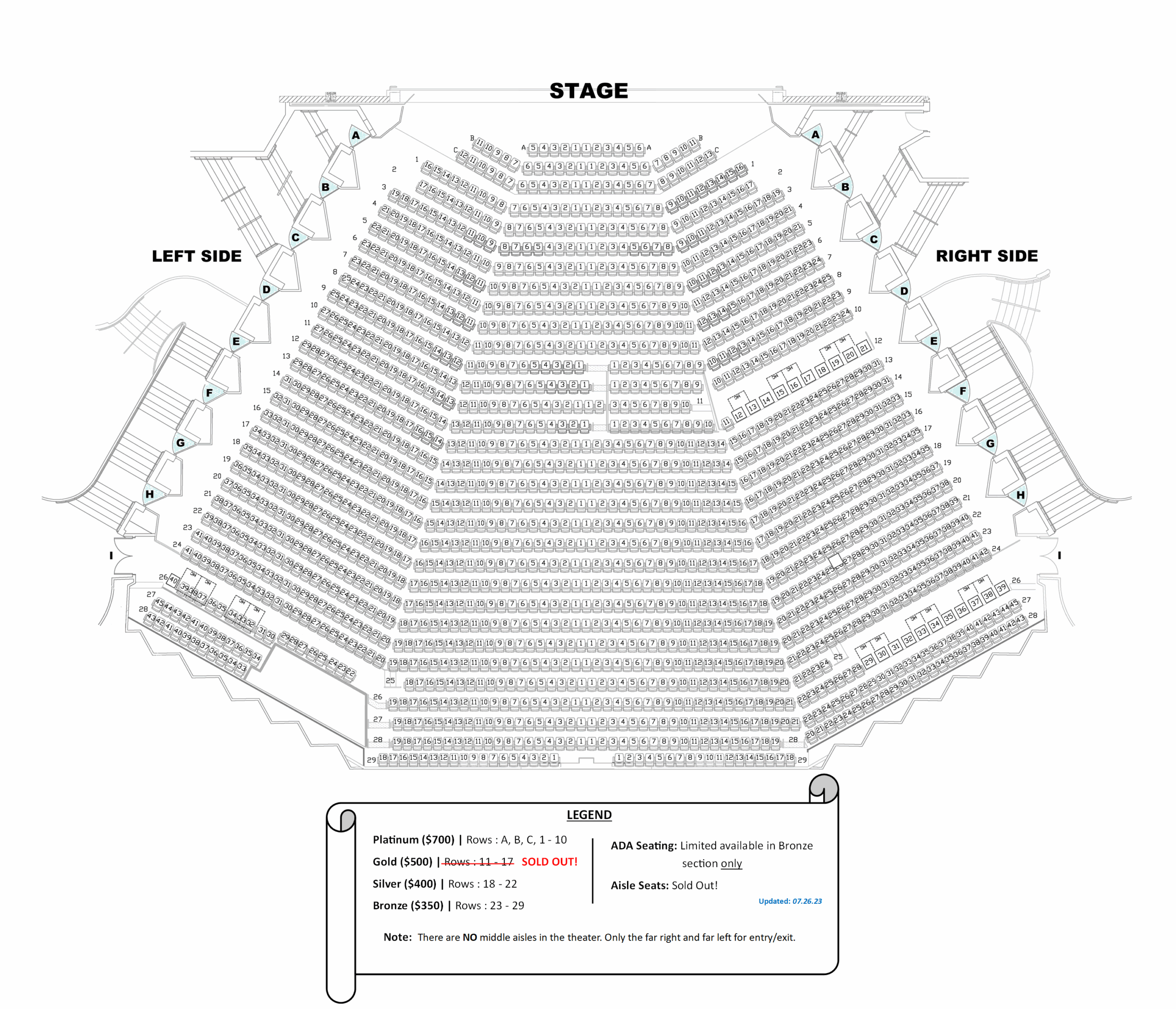Van Wezel Performing Arts Hall Seating Chart Ringling College Library Association