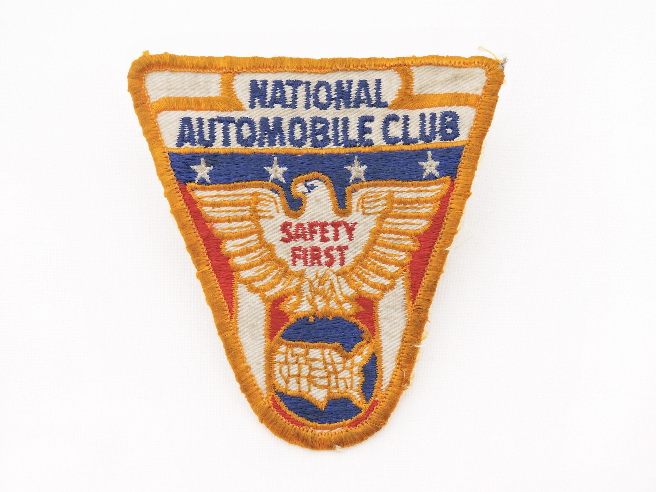 Vintage National Automobile Club safety First Patch Embroidered Cloth Patch Etsy