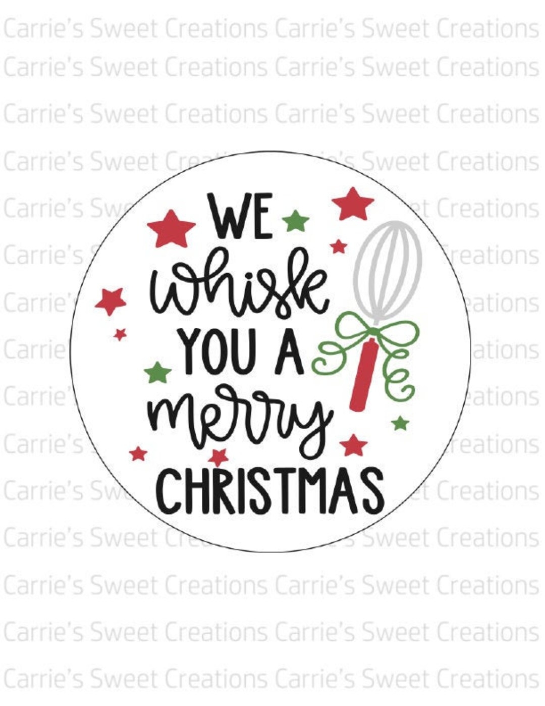 We Whisk You A Merry Christmas Printable Tags Cookie Tags Christmas Party Tags Digital Download Etsy