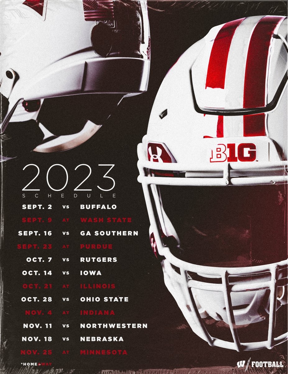 Wisconsin Football 2025 Schedule