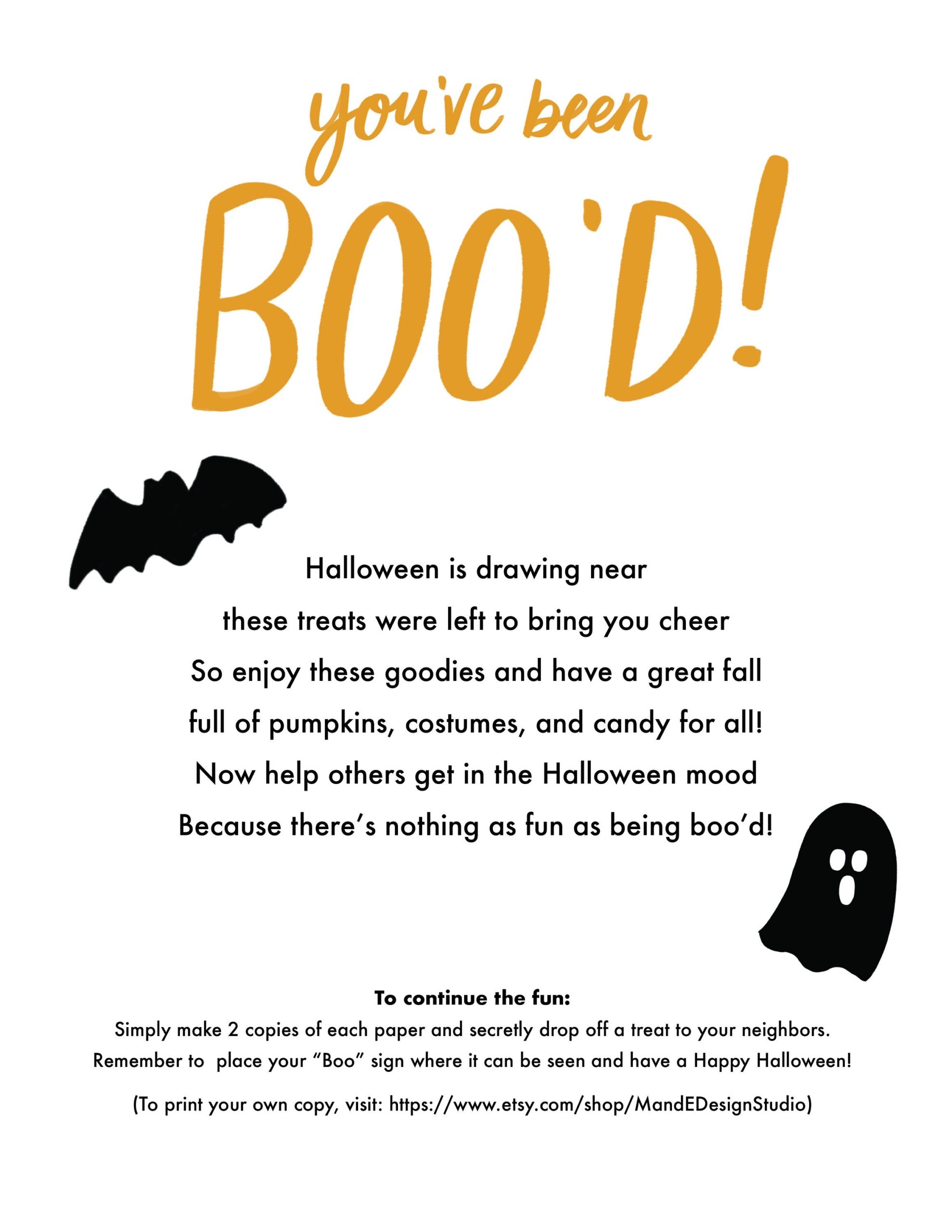 You ve Been Boo d Booed We ve Been Boo d Booed Printable Instant Download Etsy